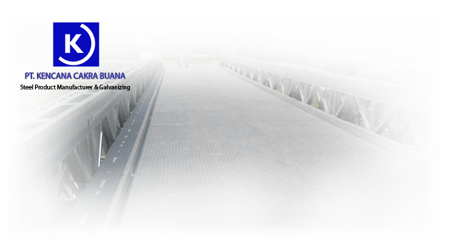 Standard Girder Bridge, Standard Truss Bridging, Single Line, Long Span Truss Bridging, Suspended Deck Suspension Bridge - PT. Kencana Cakra Buana - Guardrail, Tiang Lampu, Penerangan Jalan Umum, Gorong-gorong Baja Berkualitas, Flexbeam Guardrail,Pipa Besi Bergelombang, Jembatan Baja, Corrugated Steel Pipe,baja,Tutup Conveyor